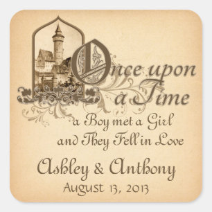 Fairytale Medieval Castle Once Upon Wedding Seal