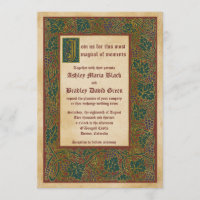 Fairytale Medieval Illuminated Manuscript Wedding