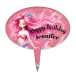 Fairytale Mermaid Party Theme Cake Topper