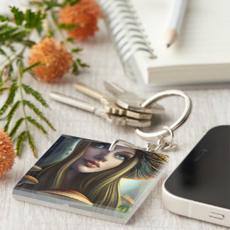 Fairytale Mushroom Fairy Keychain