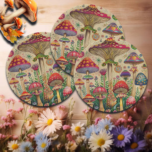 Fairytale Mushrooms Paper Plates