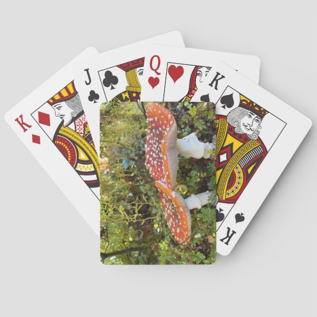Fairytale Mushrooms Poker Cards (Back)