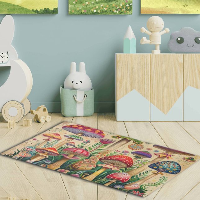 Fairytale Mushrooms Rug (Creator Uploaded)