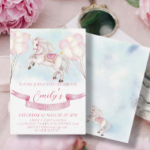 Fairytale Pony Stars Pinky Balloons Birthday Party