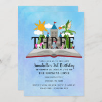 Fairytale Pop Up Book Kids Third Birthday