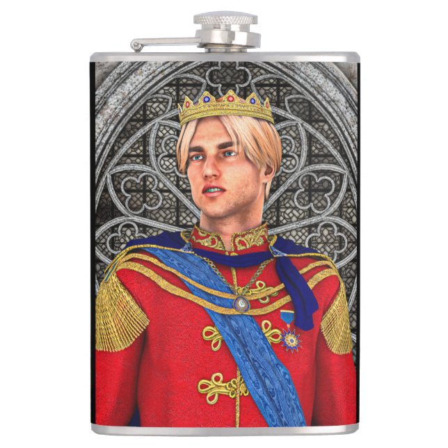 Fairytale Prince Flask (Front)