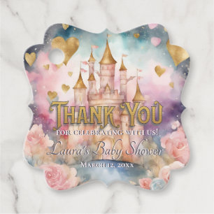 Fairytale Princess Baby Shower Thank You Favor Tags