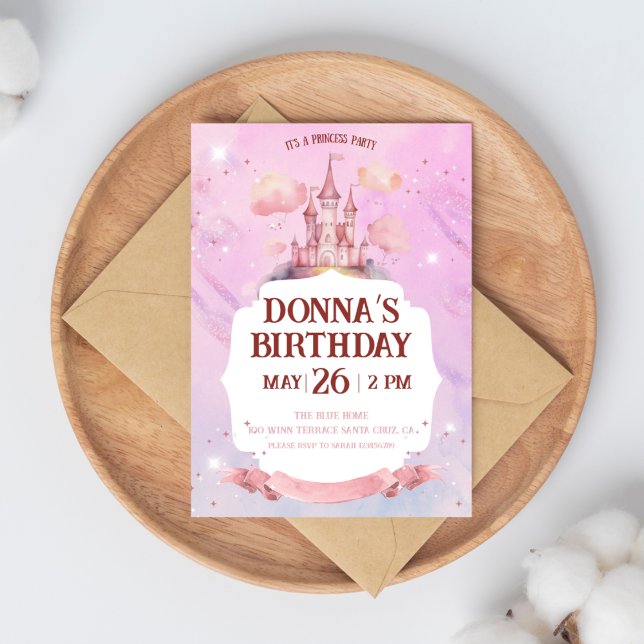 Fairytale Princess Birthday Party Invitation (Creator Uploaded)