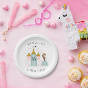 Fairytale Princess Birthday Party Paper Plates