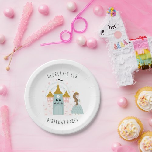 Fairytale Princess Birthday Party Paper Plates