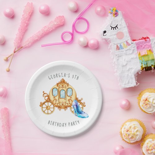 Fairytale Princess Birthday Party Paper Plates