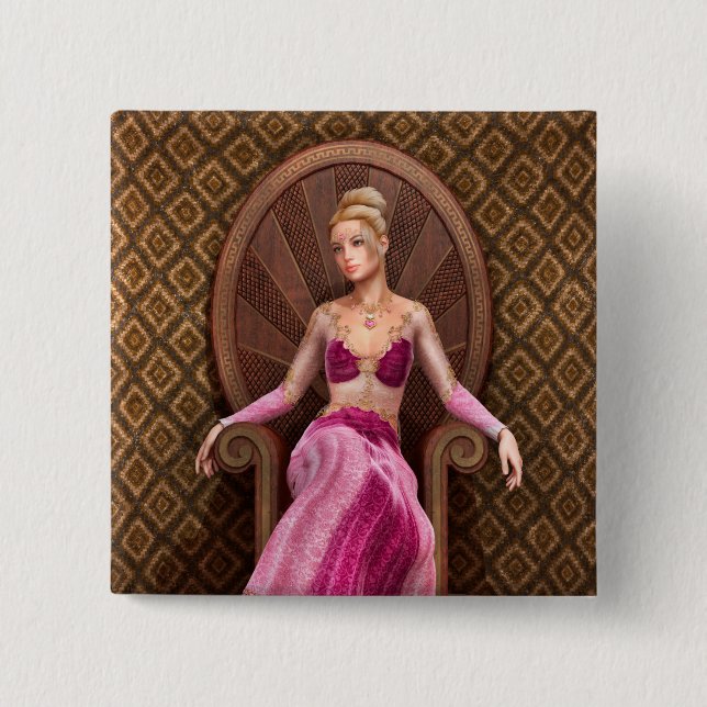 Fairytale Princess Button (Front)