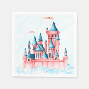 Fairytale Princess Castle Birthday Party Napkins