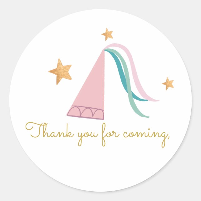 Fairytale Princess Dragon Gift sticker (Front)