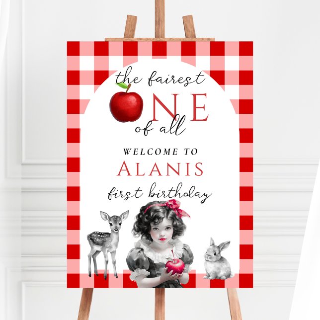 Fairytale Princess Fairest One Of All 1st Birthday Foam Board (Creator Uploaded)