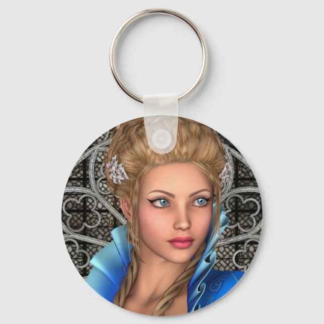 Fairytale Princess Keychain (Front)
