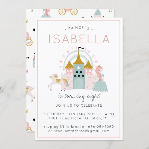 Fairytale Princess Party Invitation