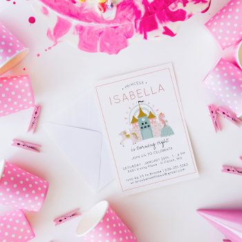 Fairytale Princess Party Invitation by IYHTVDesigns at Zazzle