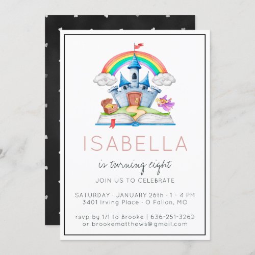 Fairytale Princess Party Invitation