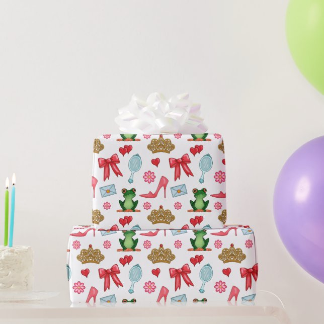 Fairytale Princess Pattern Wrapping Paper (Party Gifts)