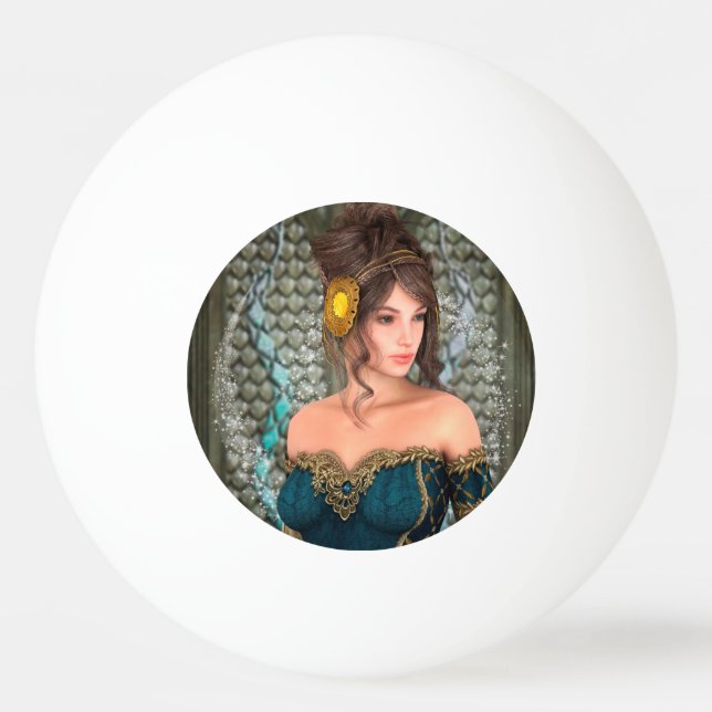 Fairytale Princess Ping-Pong Ball (Front)