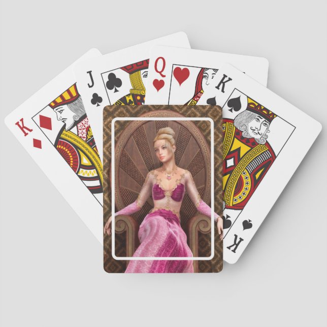 Fairytale Princess Poker Cards (Back)