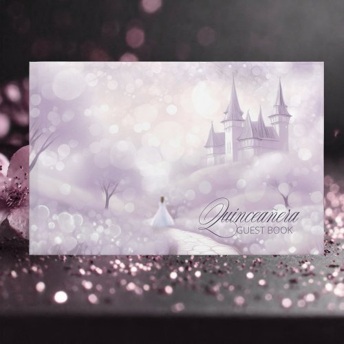 Fairytale Princess Quinceanera Lavender ID1030 Guest Book