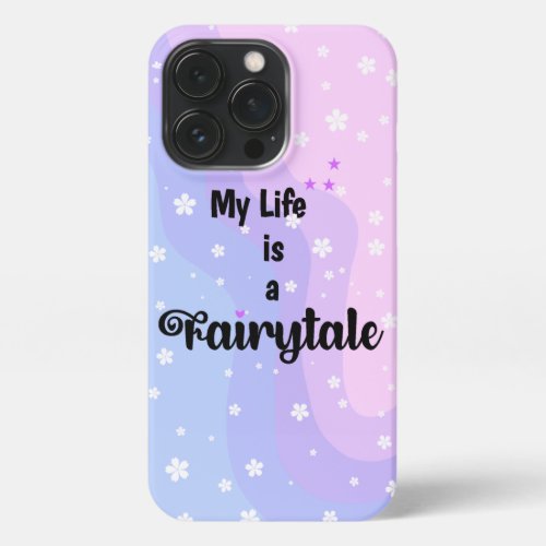 Fairytale Purple Cute iPhone 13 Pro Case