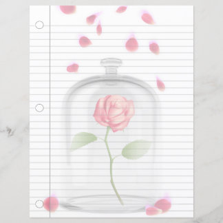 Fairytale Rose Fantasy Art Notebook Paper