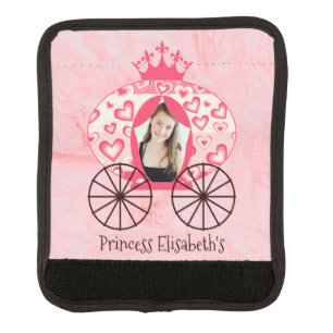Fairytale Royal Princess Carriage Girl Birthday Luggage Handle Wrap