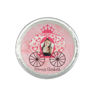 Fairytale Royal Princess Carriage Girl Birthday Ring