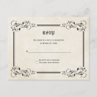Fairytale RSVP Response Cards