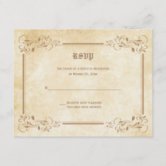 Fairytale RSVP Response Cards
