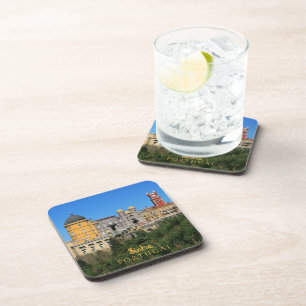Fairytale Sintra Palace photo, in Portugal Beverage Coaster