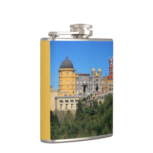 Fairytale Sintra Palace photo in Portugal Flask