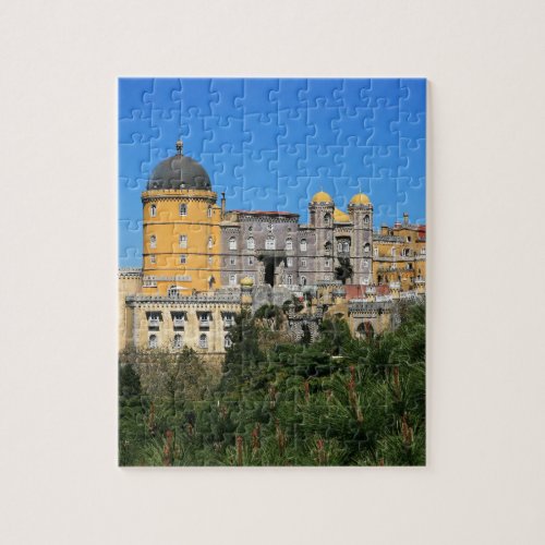 Fairytale Sintra Palace photo in Portugal Jigsaw Puzzle