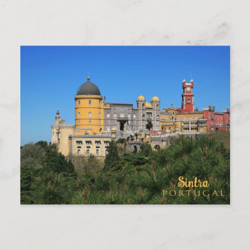 Fairytale Sintra Palace photo in Portugal Postcard