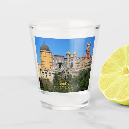 Fairytale Sintra Palace photo in Portugal Shot Glass