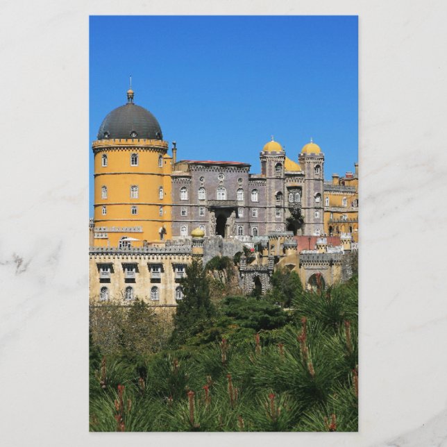 Fairytale Sintra Palace photo, in Portugal Stationery (Front)