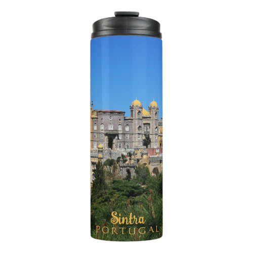 Fairytale Sintra Palace photo in Portugal Thermal Tumbler