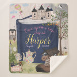 Fairytale Storybook Personalized Blanket at Zazzle