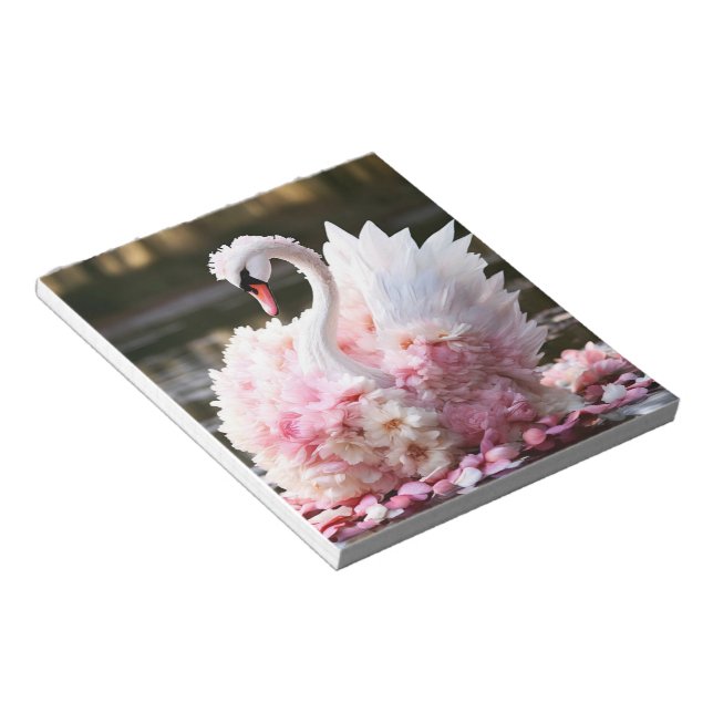 Fairytale swan notepad (Angled)