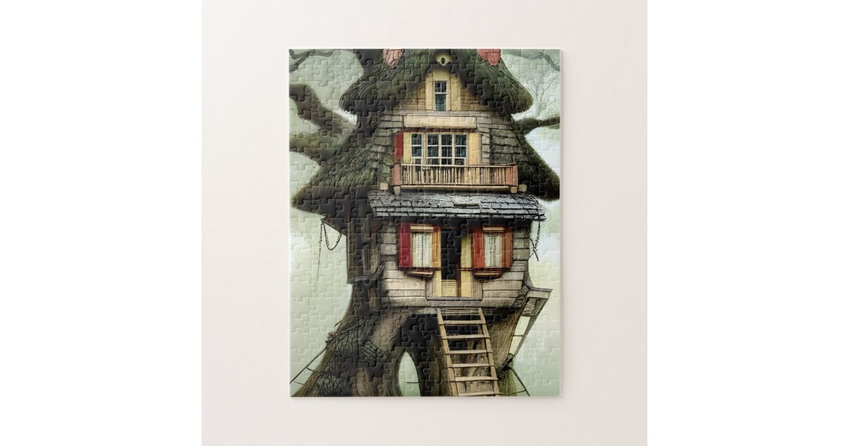 Fairytale Treehouse Jigsaw Puzzle | Zazzle