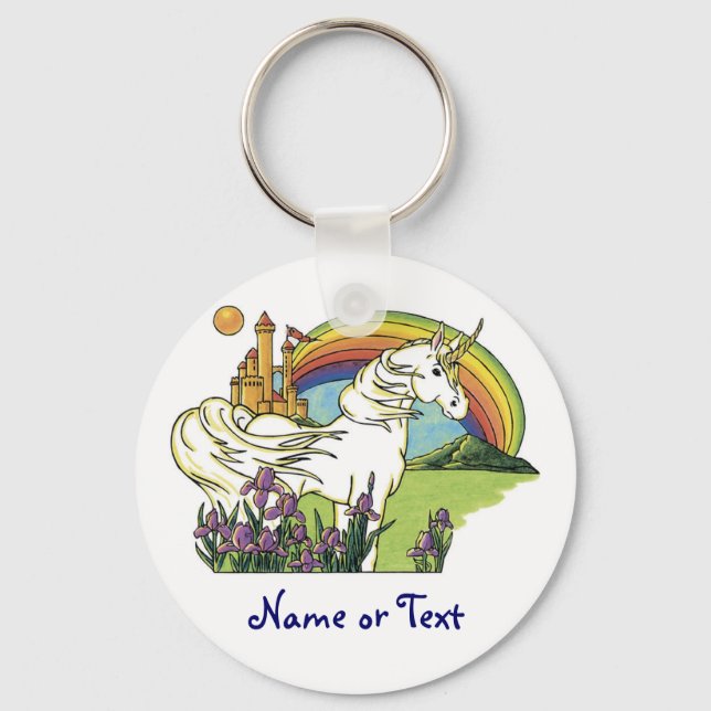 Fairytale Unicorn Keychain (Front)
