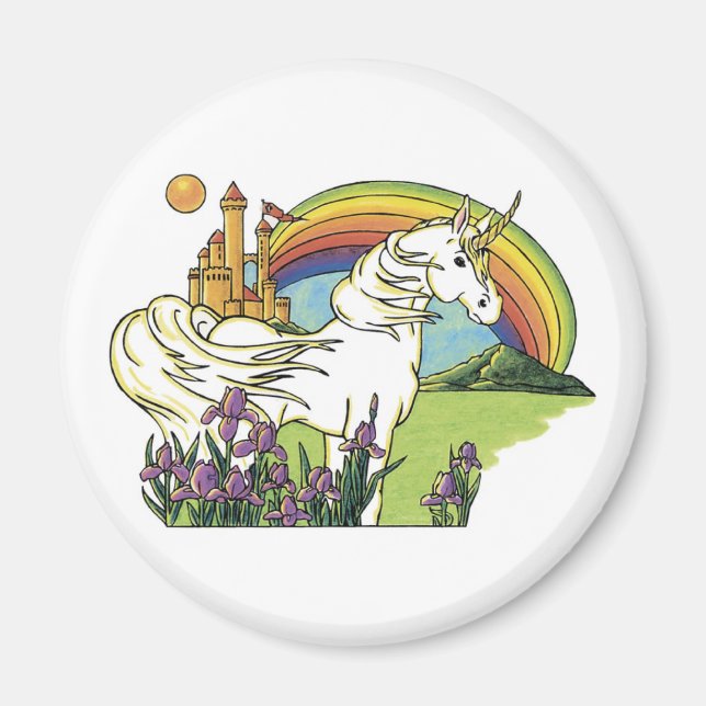 Fairytale Unicorn Magnet (Front)