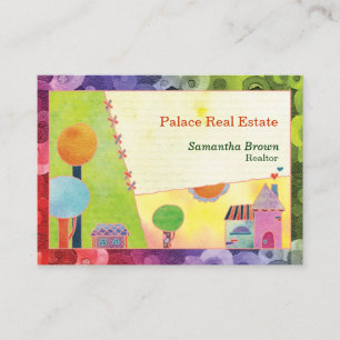 Fairytale Village Real Estate Realtor Business Card