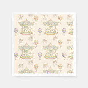 Fairytale Vintage Amusement Park Napkins