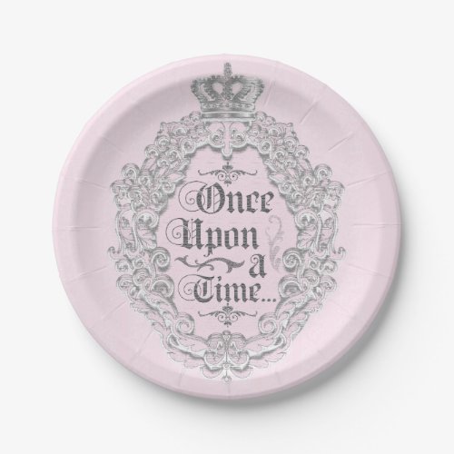 Fairytale Vintage Once Upon Princess Crown Plates