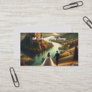 Fairytale Walk Enchanted Landscape Bookmark Business Card