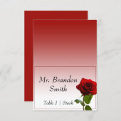 Fairytale Wedding Escort Card (Front/Back)